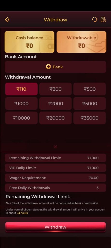 IN7 Game online gaming app with APK download, bonus rewards, and secure Android login interface.